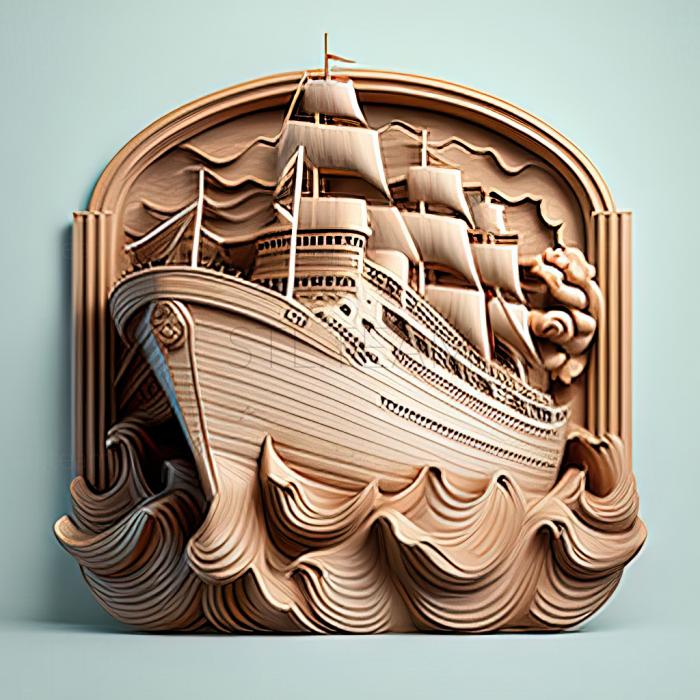 3D model st ship (STL)